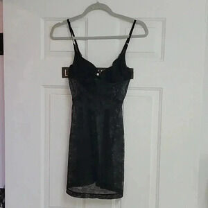 Incanto Lace mini sheer dress